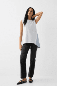 أفضل تيشرت فضفاض بدون أكمام