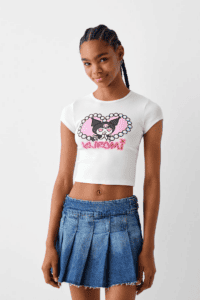 أحلى تيشرت كورومي بأكمام قصيرة