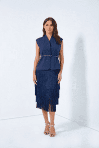 تنورة بتفاصيل شراشيب