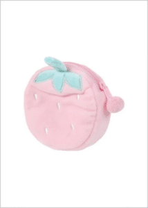 محفظة نقود على شكل فراولة