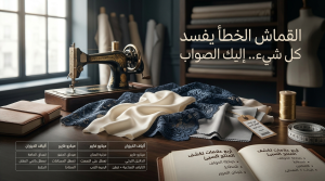 القماش الخطأ يفسد كل شيء