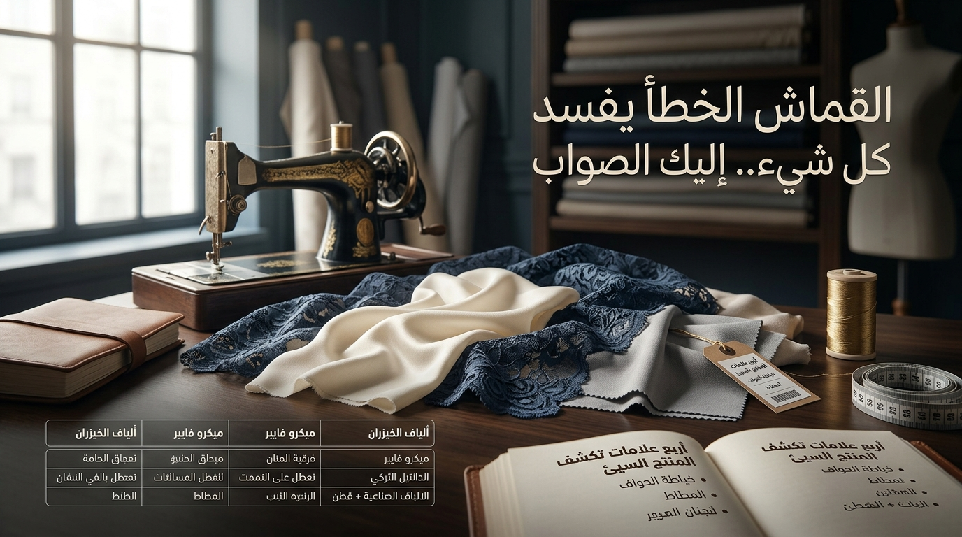 القماش الخطأ يفسد كل شيء