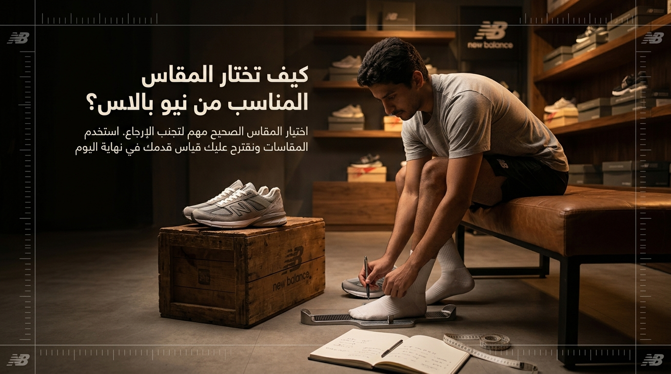 كيف تختار المقاس المناسب من نيو بالانس؟