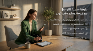 طريقة سهلة للتواصل مع خدمة عملاء متجر كوس