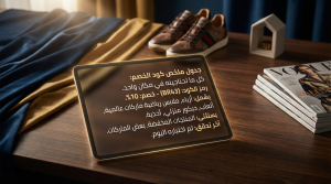 جدول ملخص كود الخصم