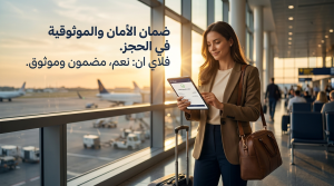 ضمان الأمان والموثوقية في الحجز في موقع فلاي ان