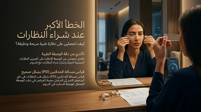 كيفية شراء نظارة طبية