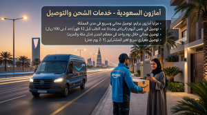 معلومات الشحن والتوصيل داخل أمازون السعودية