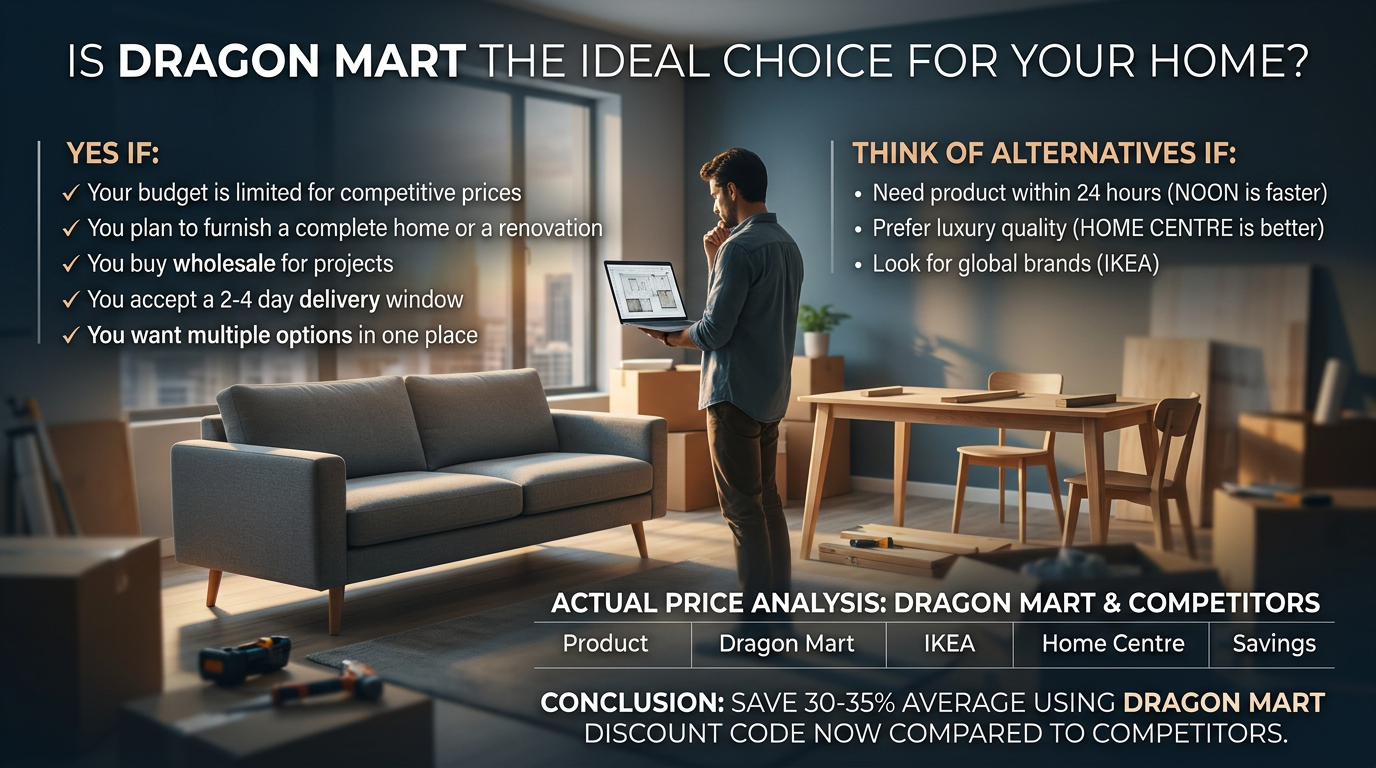 Dragon Mart the ideal choice