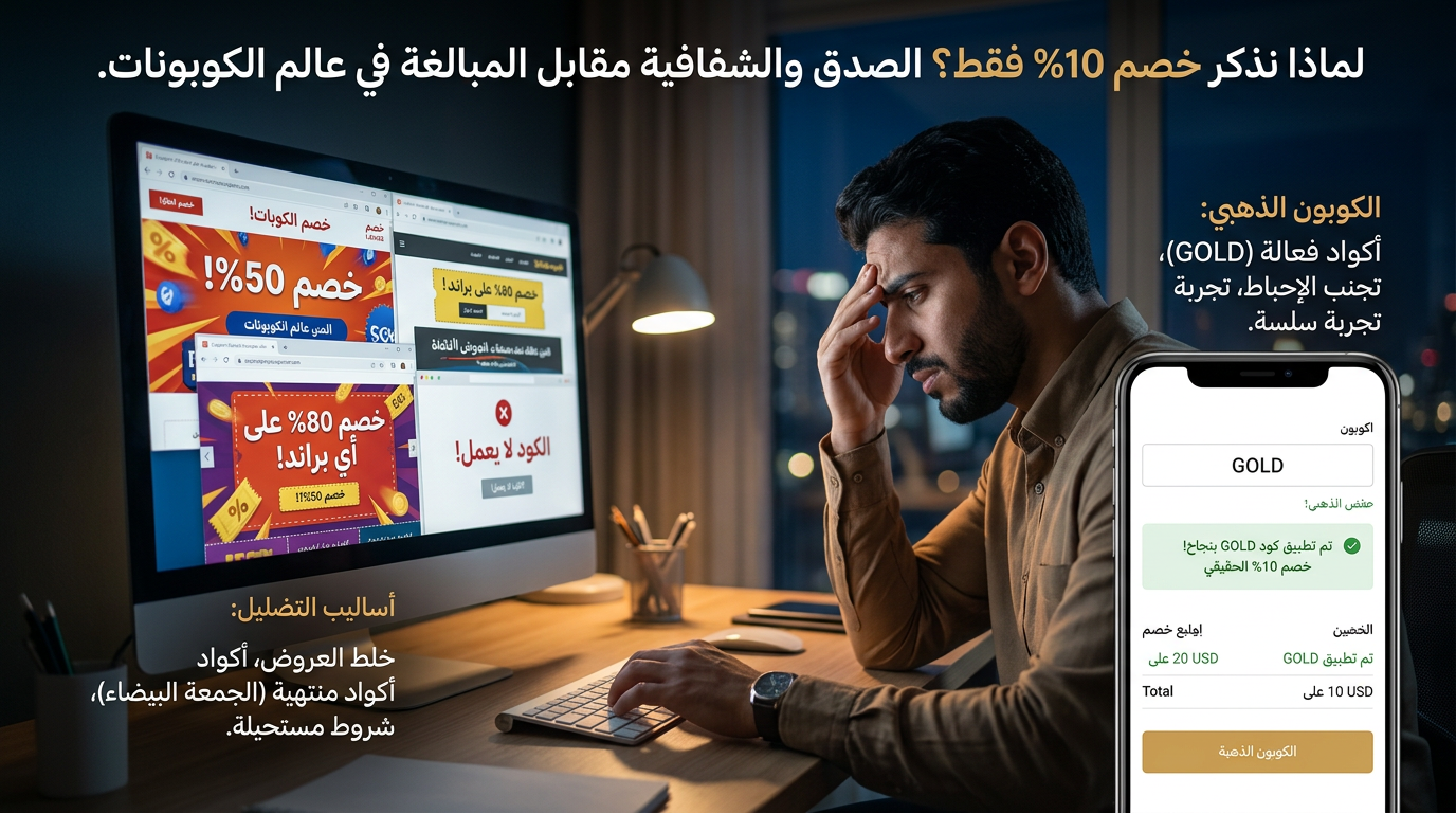 الصدق والمصداقية في عالم الكوبونات