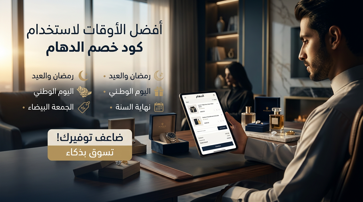 أفضل الأوقات لاستخدام كود خصم الدهام