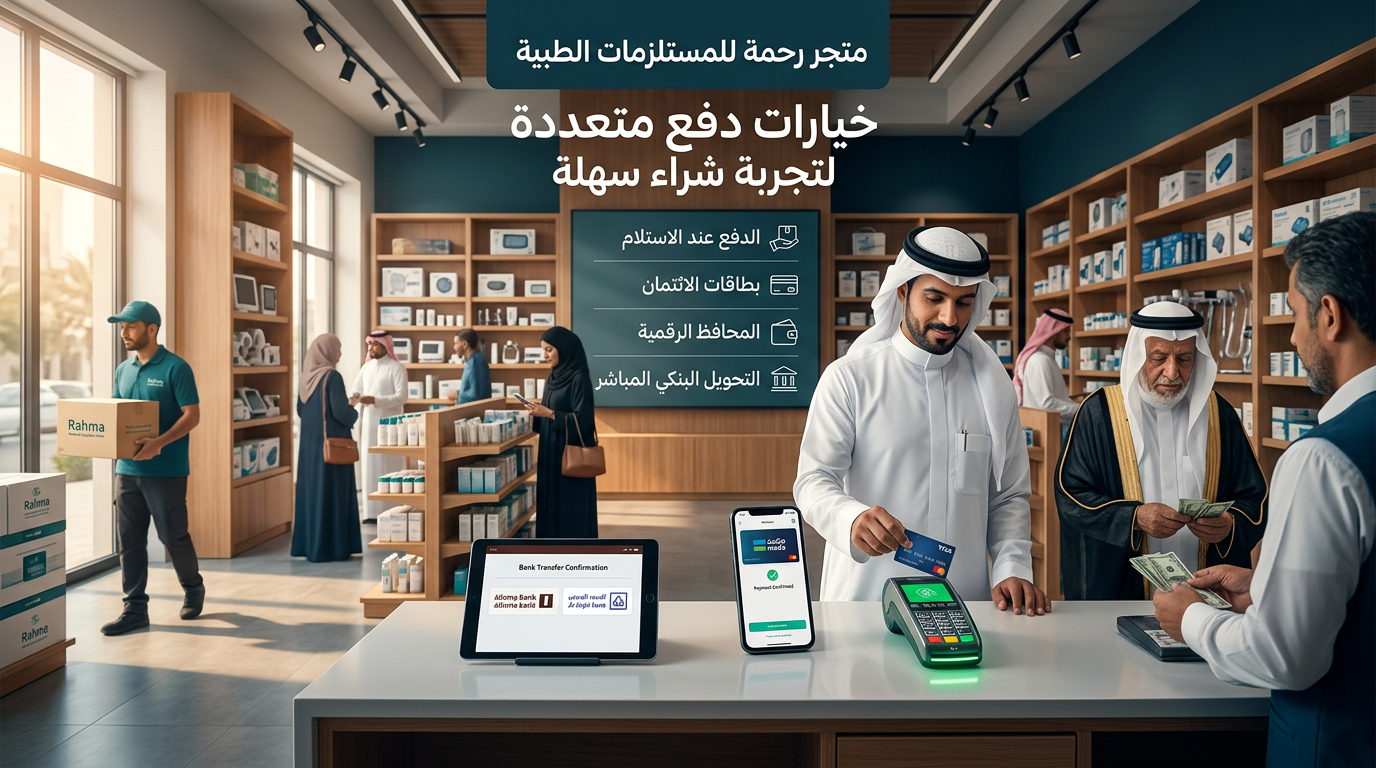 خيارات دفع متعددة لتجربة شراء سهلة