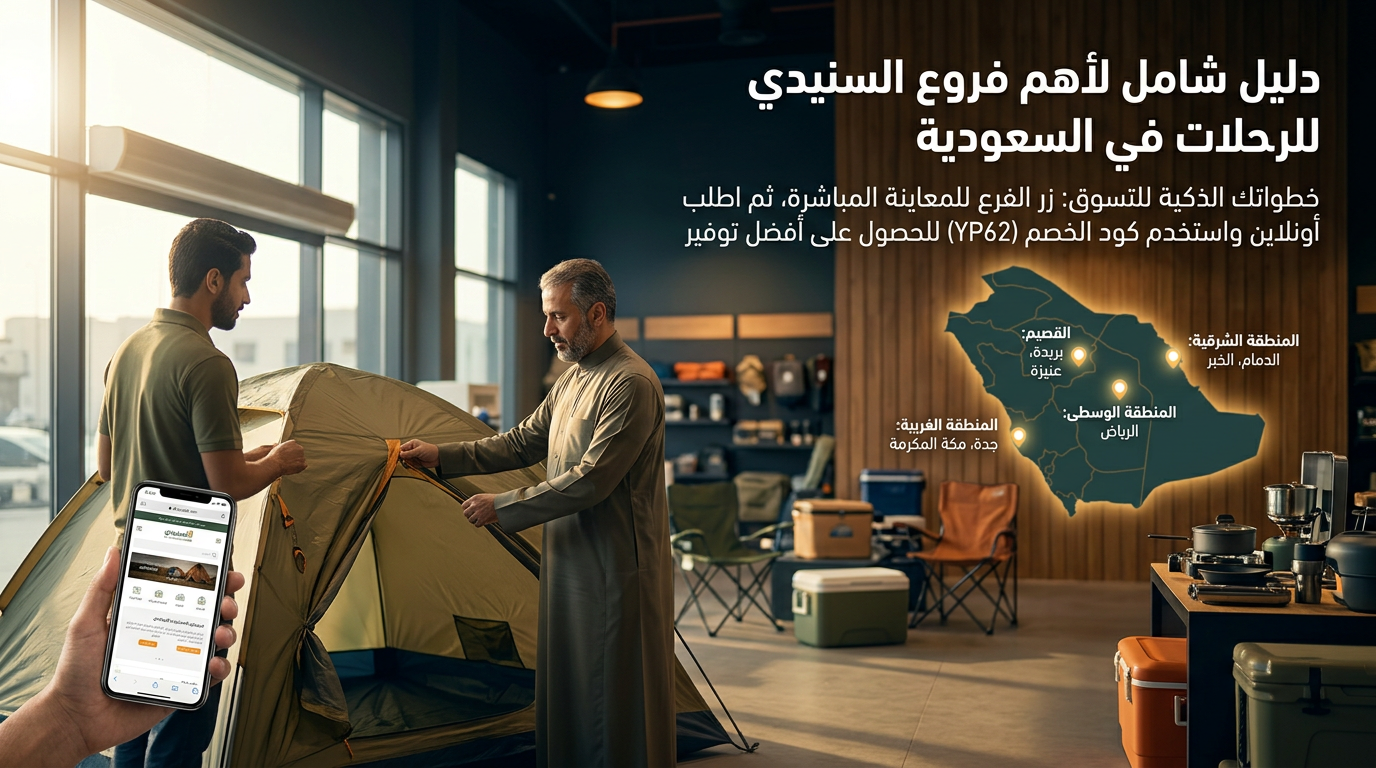 أهم فروع السنيدي في السعودية