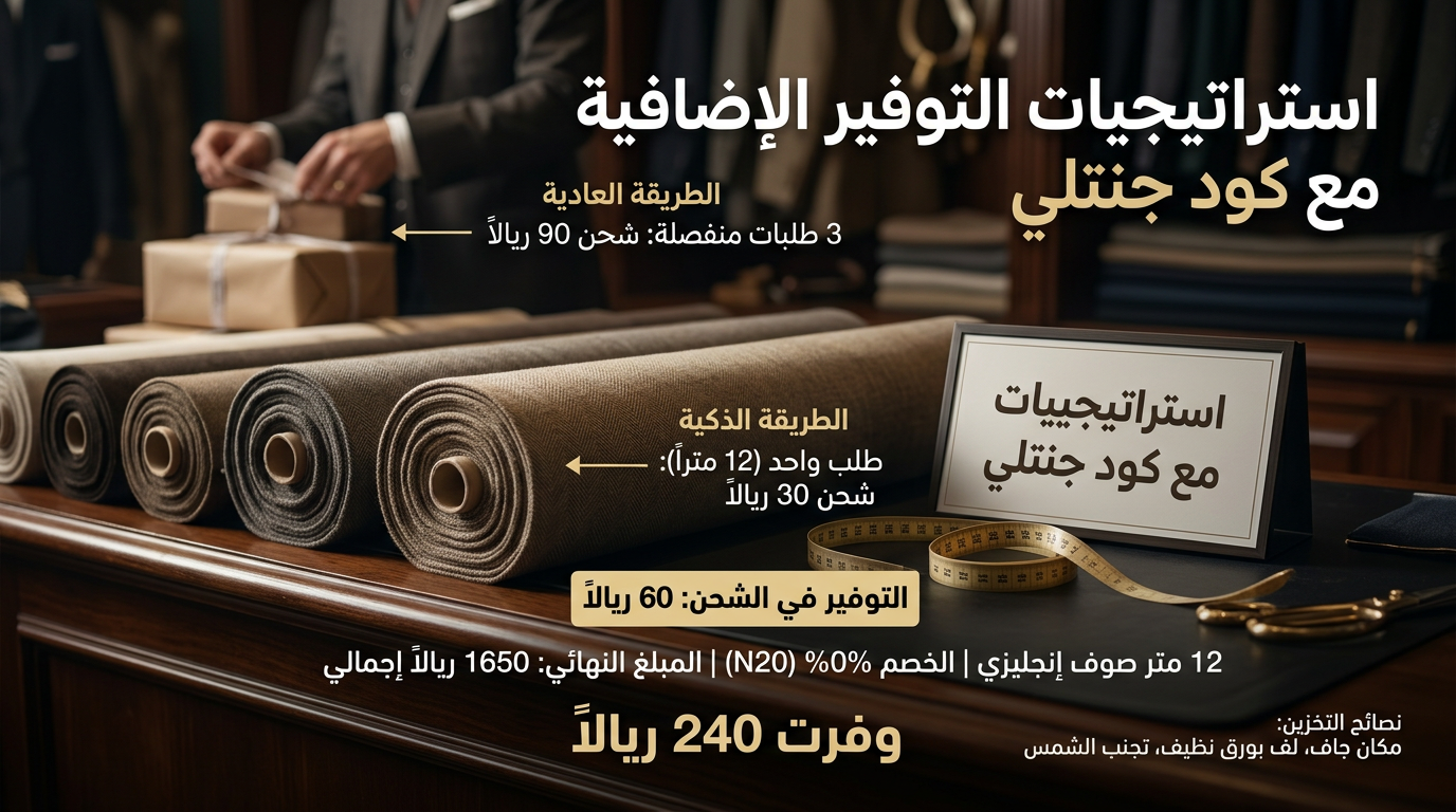 استراتيجيات التوفير الإضافية مع كود جنتلي