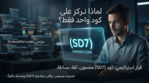 لماذا نركز على كود واحد فقط