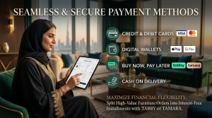 Accepted Payment Methods at Chattels & More UAE