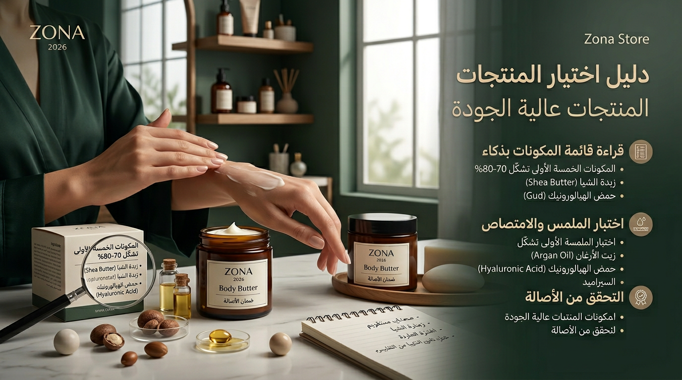 دليل اختيار المنتجات عالية الجودة من متجر زونا