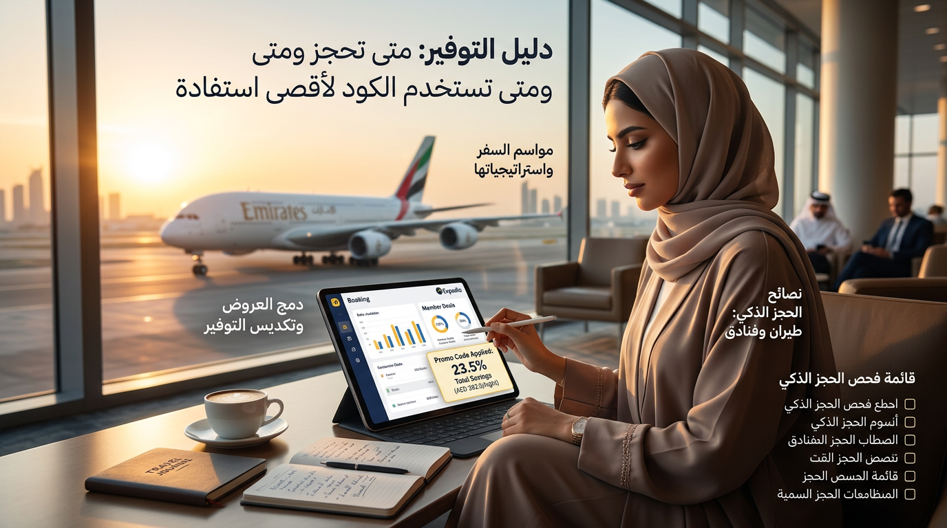 متى تحجز ومتى تستخدم الكود لأقصى استفادة