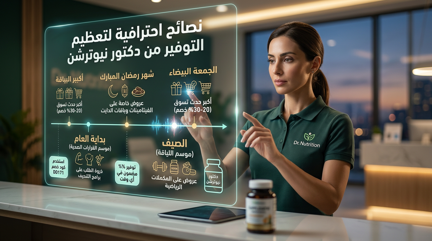 نصائح احترافية لتعظيم التوفير من دكتور نيوترشن