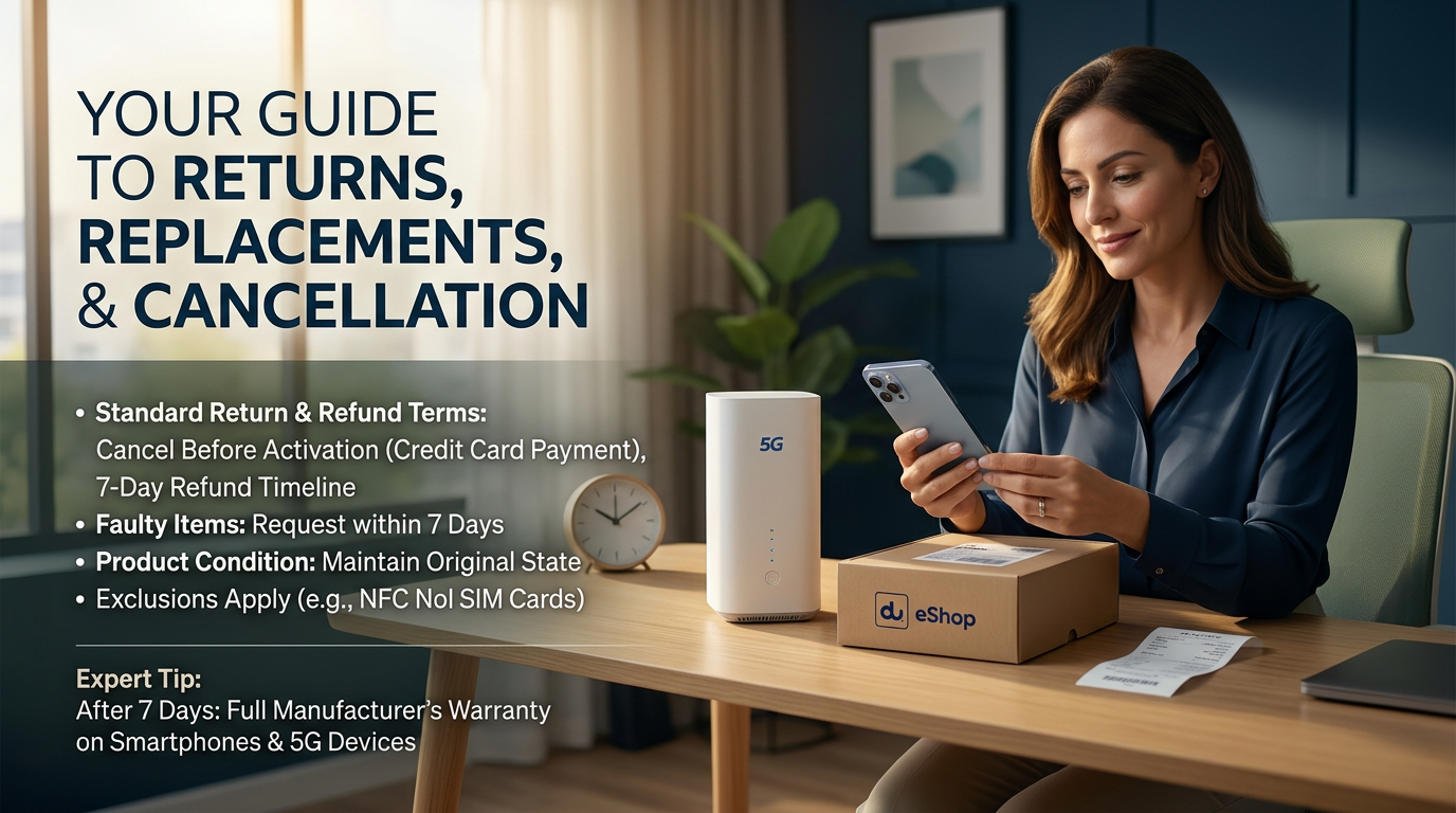 Returns, Replacements, and Cancellation Guide