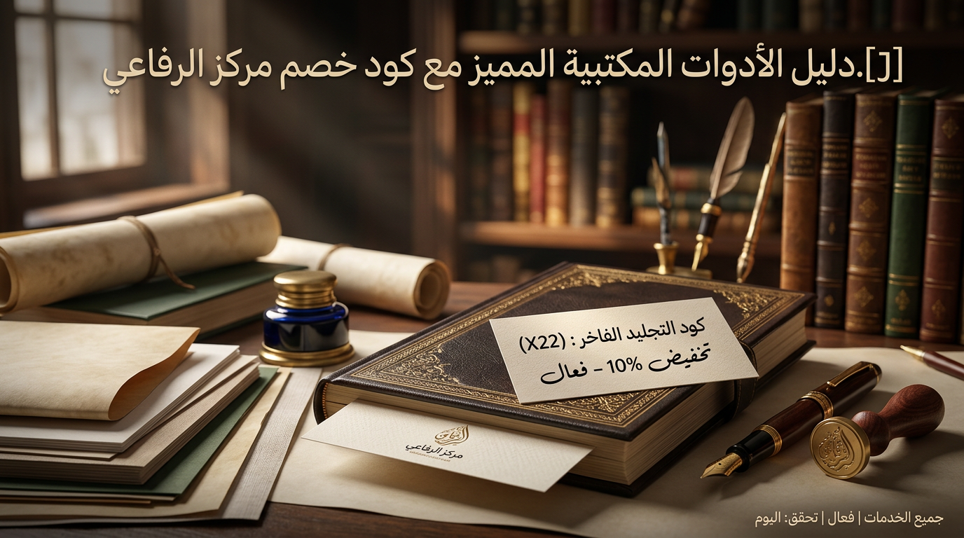 كود خصم مركز الرفاعي