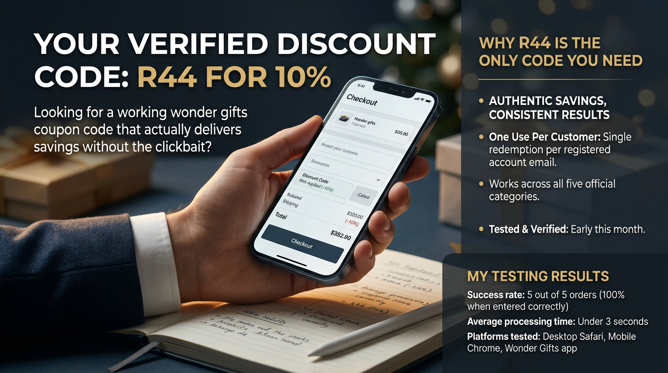 wonder gifts discount code