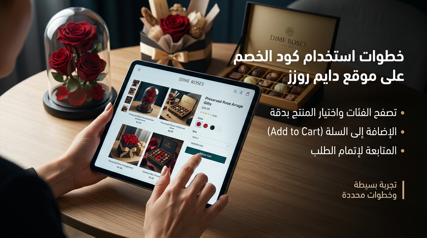 خطوات استخدام كود الخصم