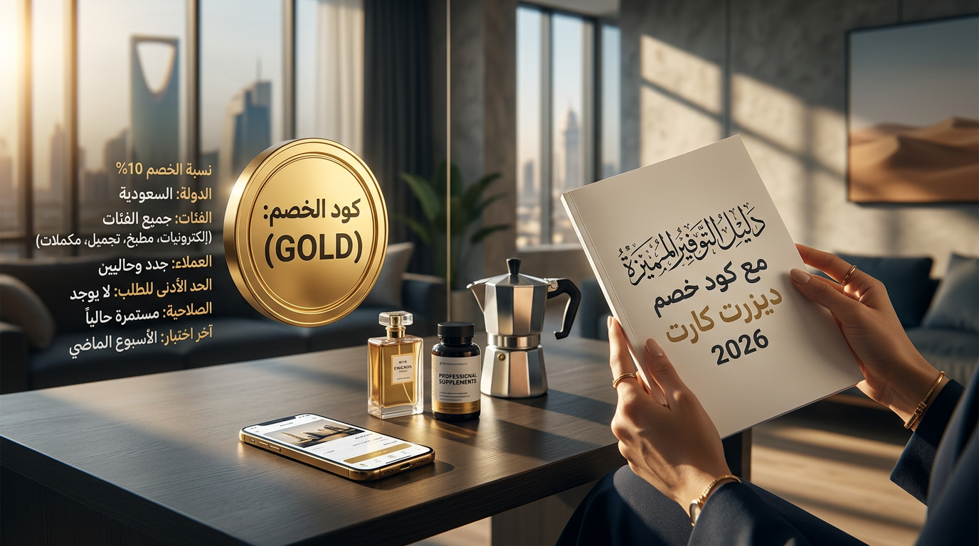 كود خصم ديزرت كارت 2026