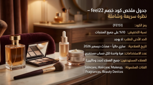 كود خصم feel22