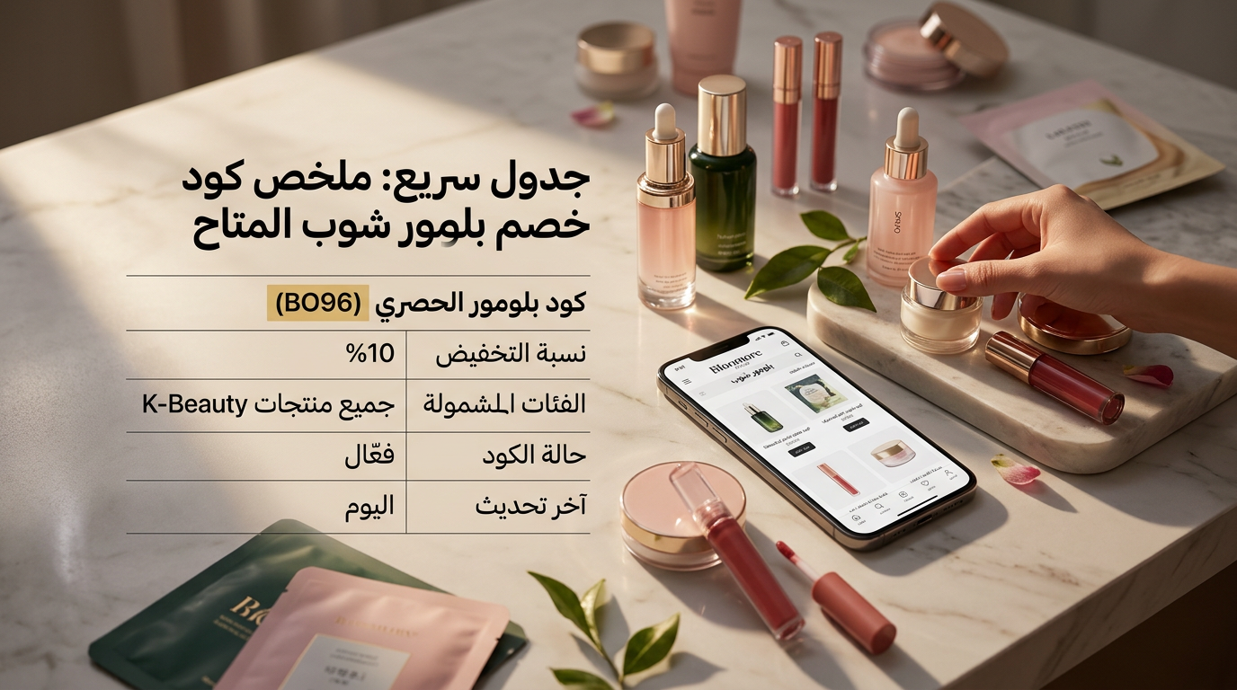 كود خصم بلومور شوب المتاح