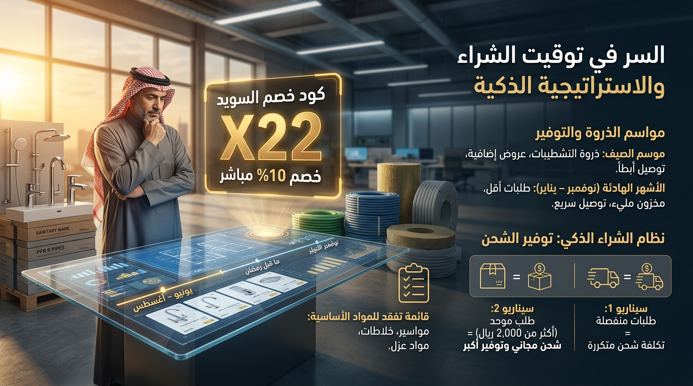 متى تحصل على أفضل قيمة من كود خصم السويد؟