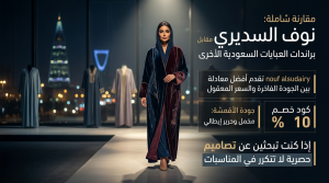 نوف السديري مقابل براندات العبايات