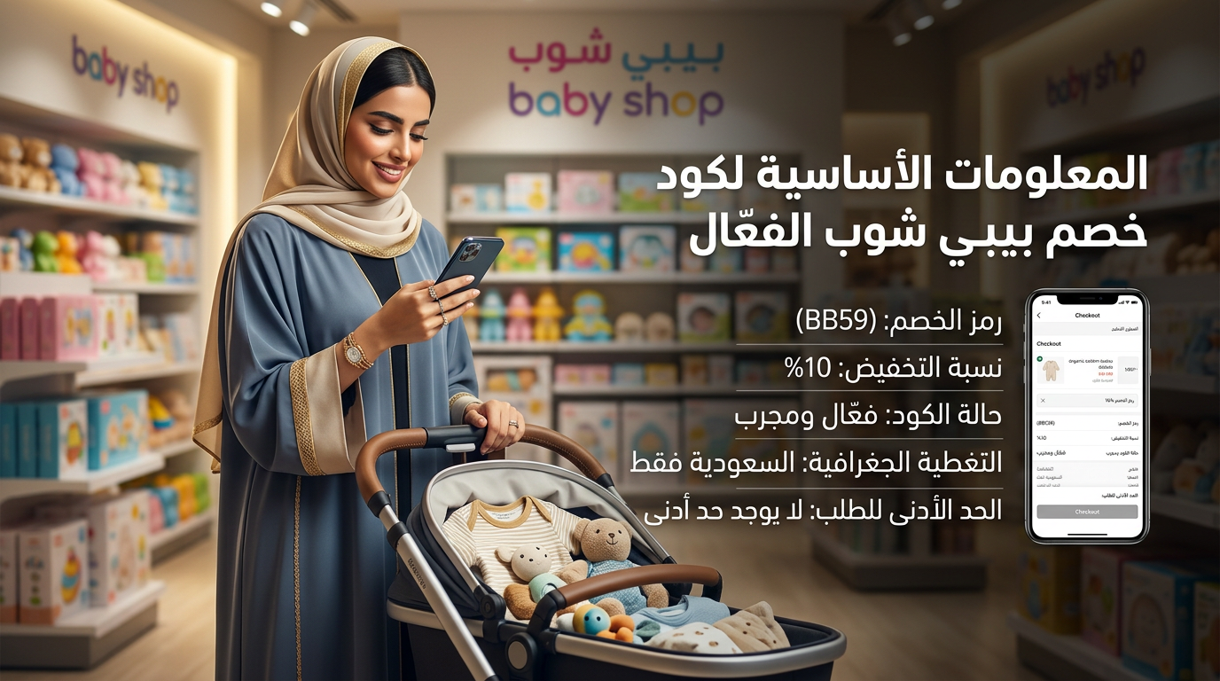 المعلومات الأساسية لكود خصم بيبي شوب الفعّال