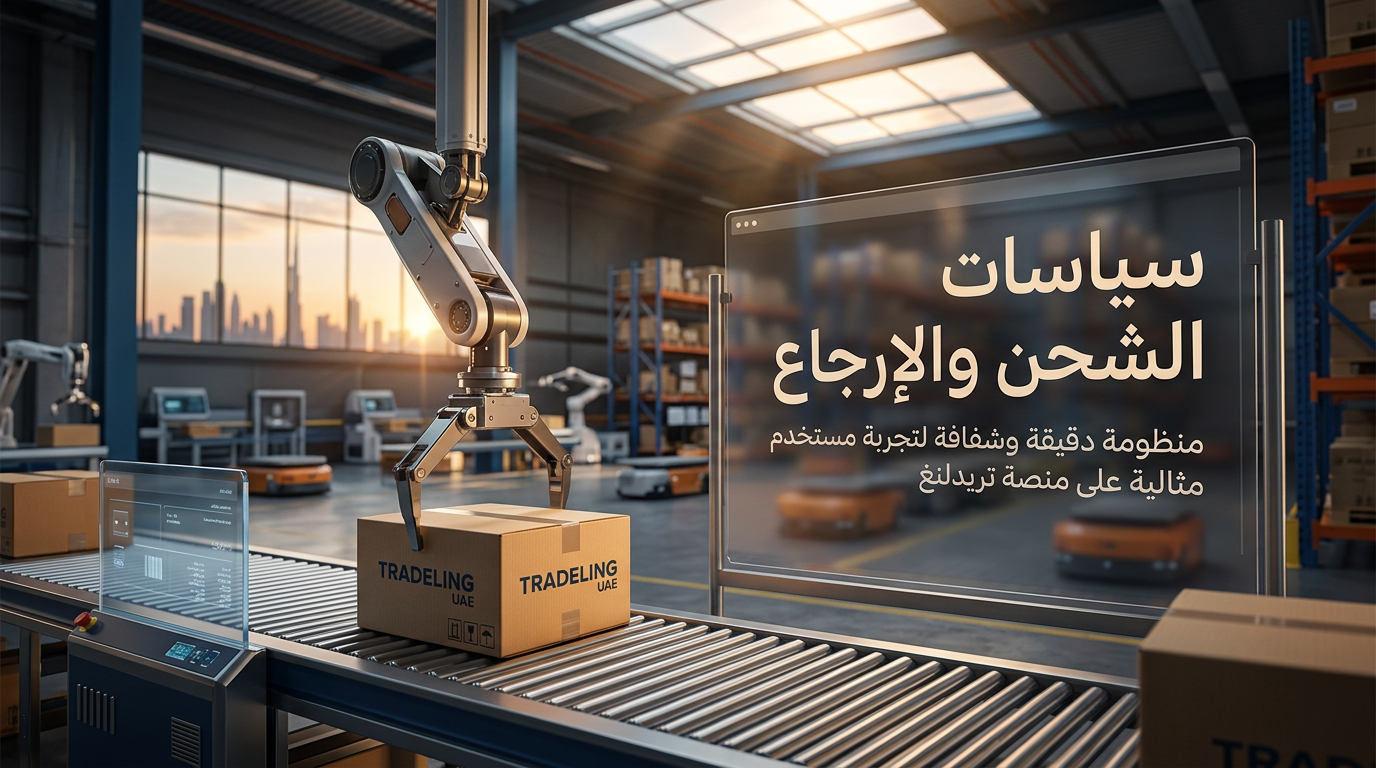 اليك سياسات الشحن والإرجاع في متجر تريدلنغ الإمارات