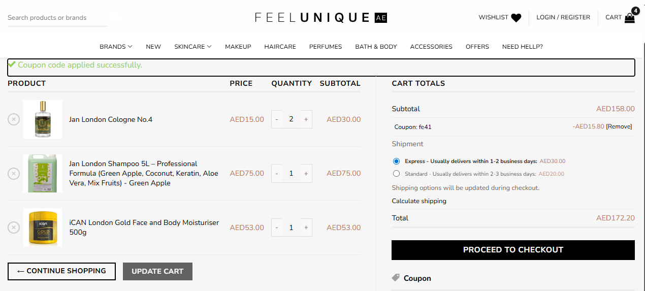 تجربة كود خصم فيل يونيك