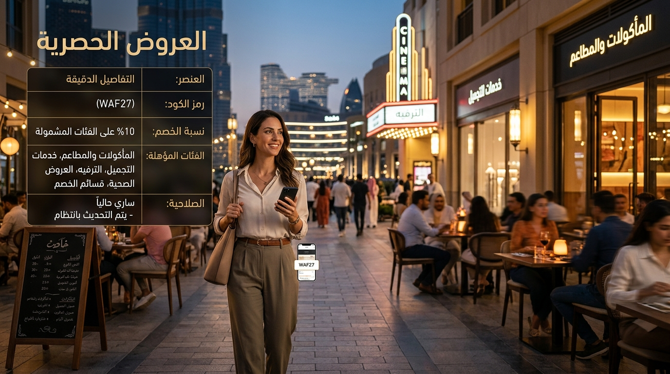 تفاصيل حول كود خصم وفرها الحصري