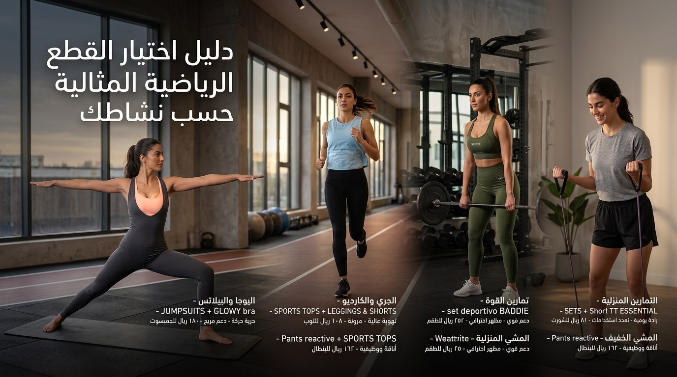 دليل اختيار القطع الرياضية المثالية