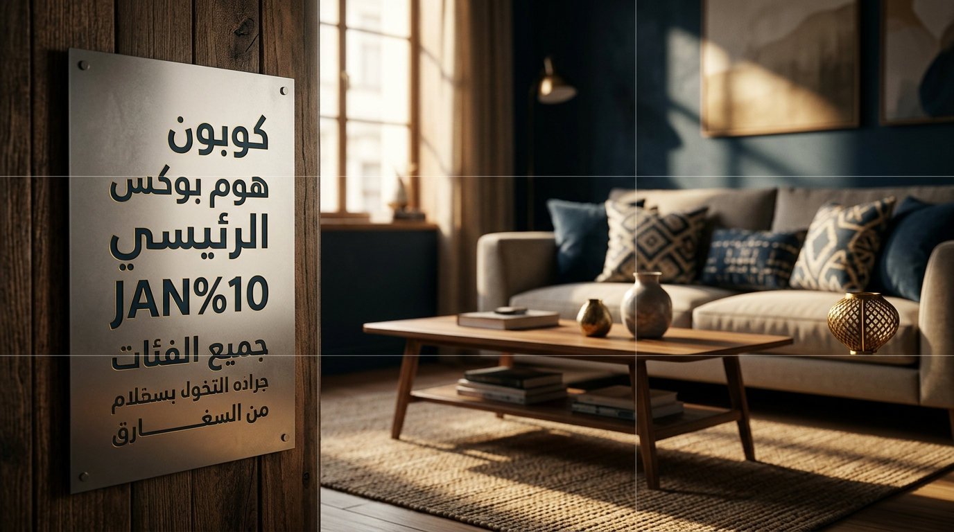 دليل تجديد المنزل بأقل سعر مع كود خصم هوم بوكس