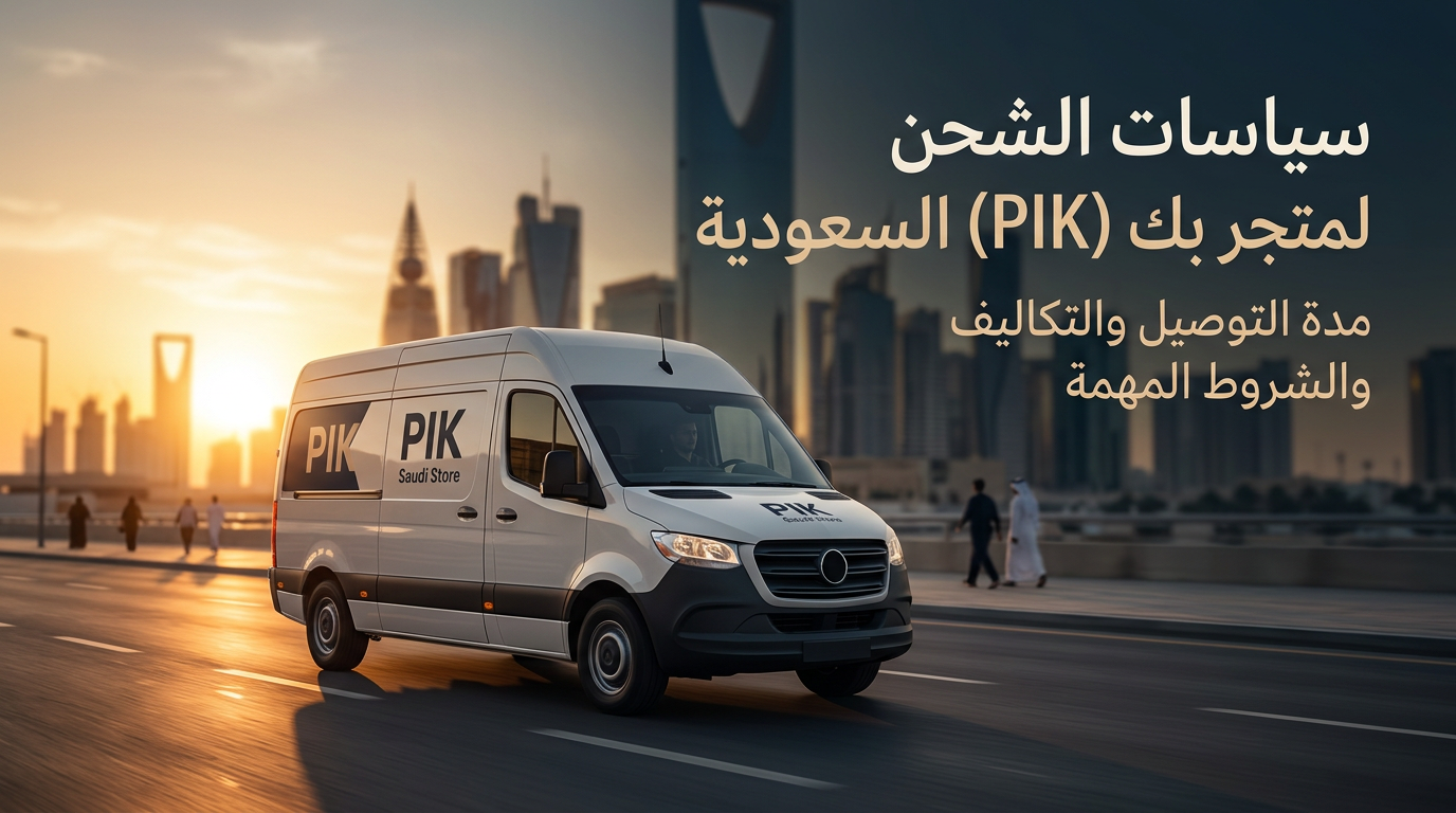 سياسات الشحن لمتجر بك (PIK) السعودية