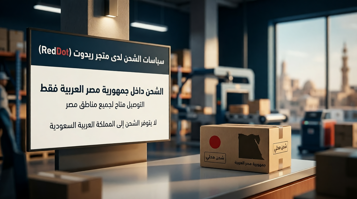سياسات الشحن والتوصيل لدى متجر ريدوت