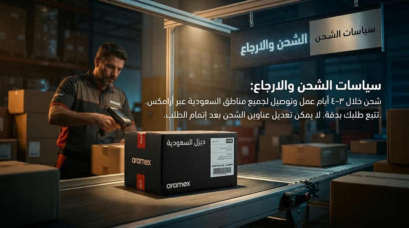 سياسة الإرجاع التي يوضحها موقع ديزل السعودية