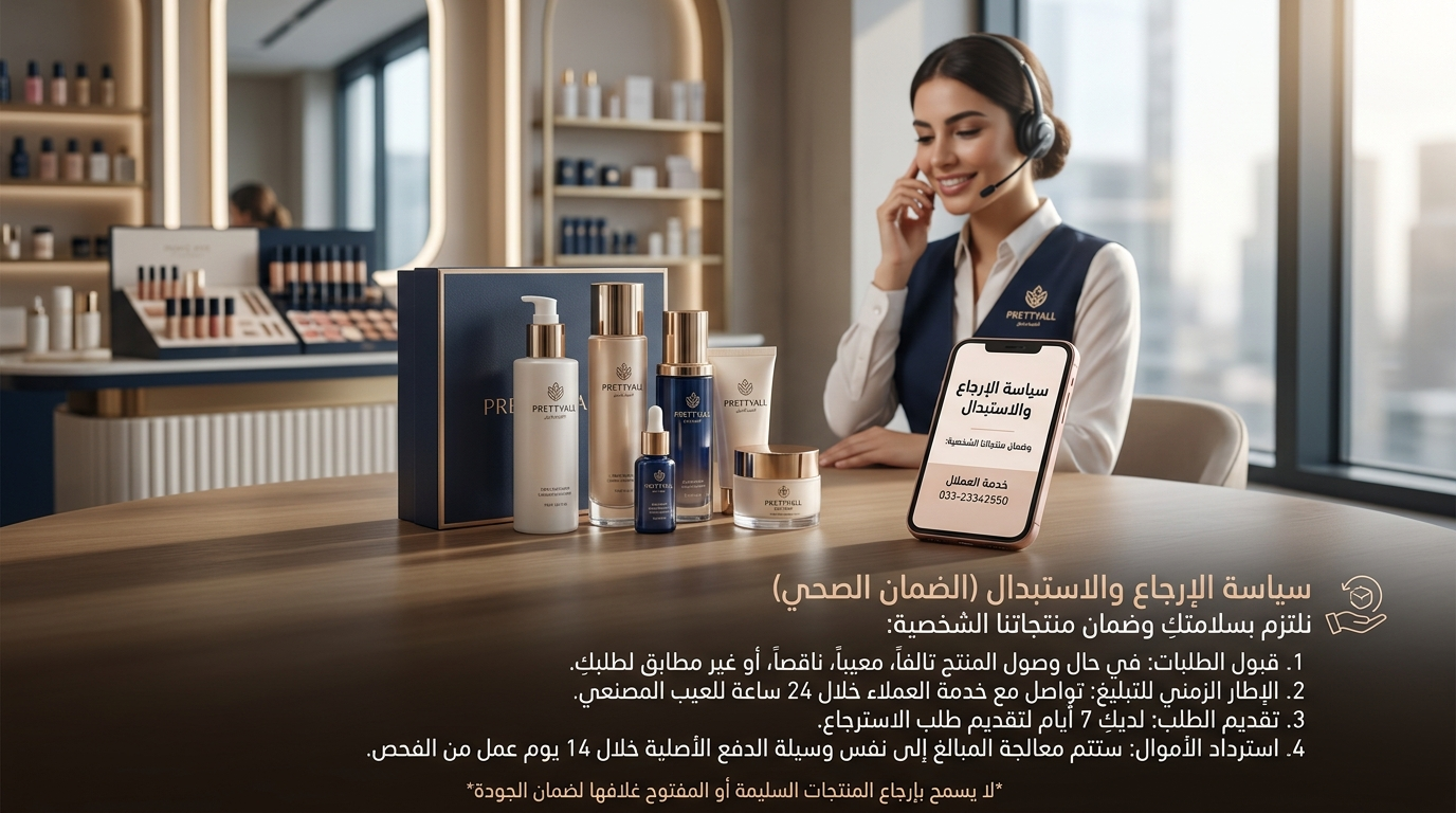 سياسة الإرجاع والاستبدال (الضمان الصحي)