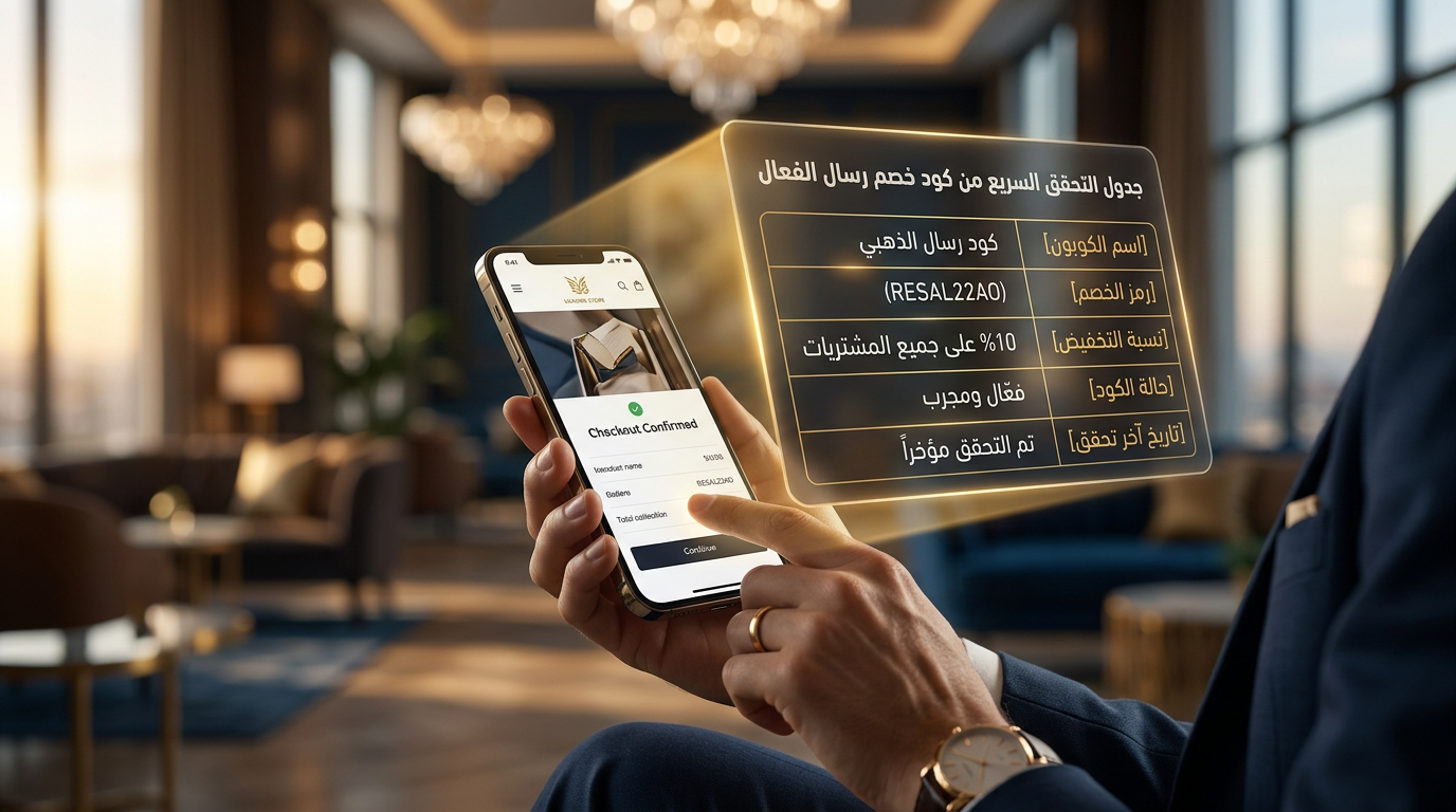 كافة المعلومات حول كود خصم رسال الفعال