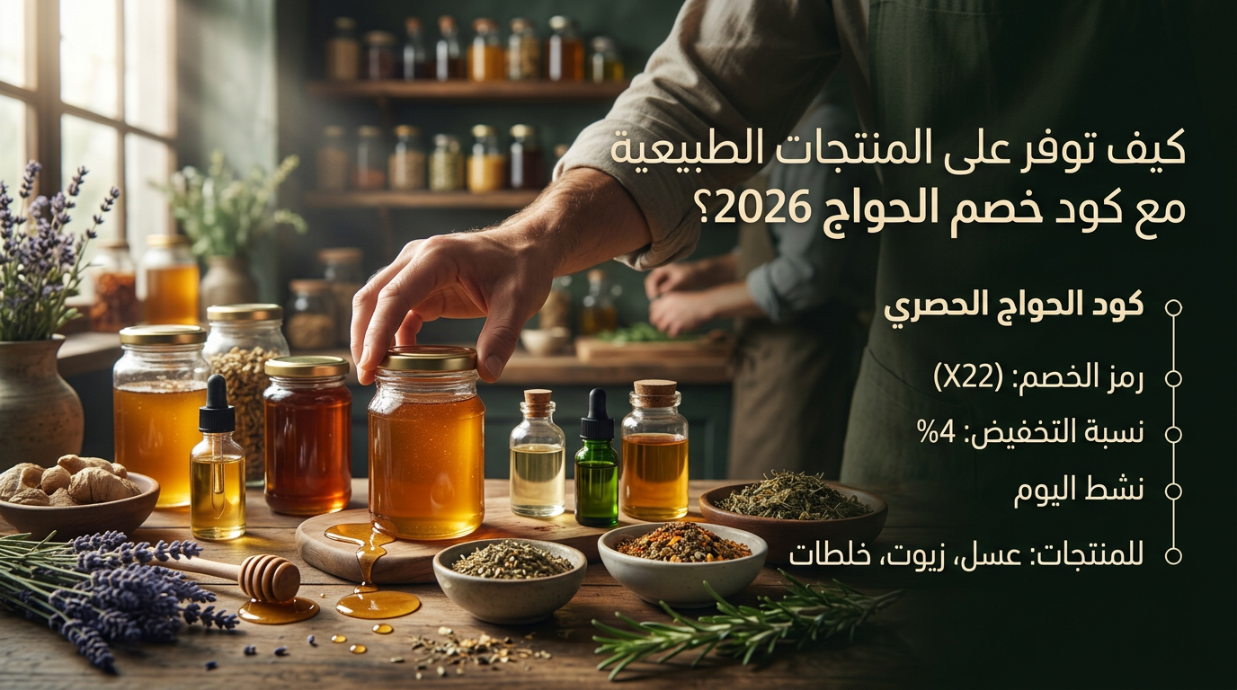 كود خصم الحواج للعسل لأعلى خصم