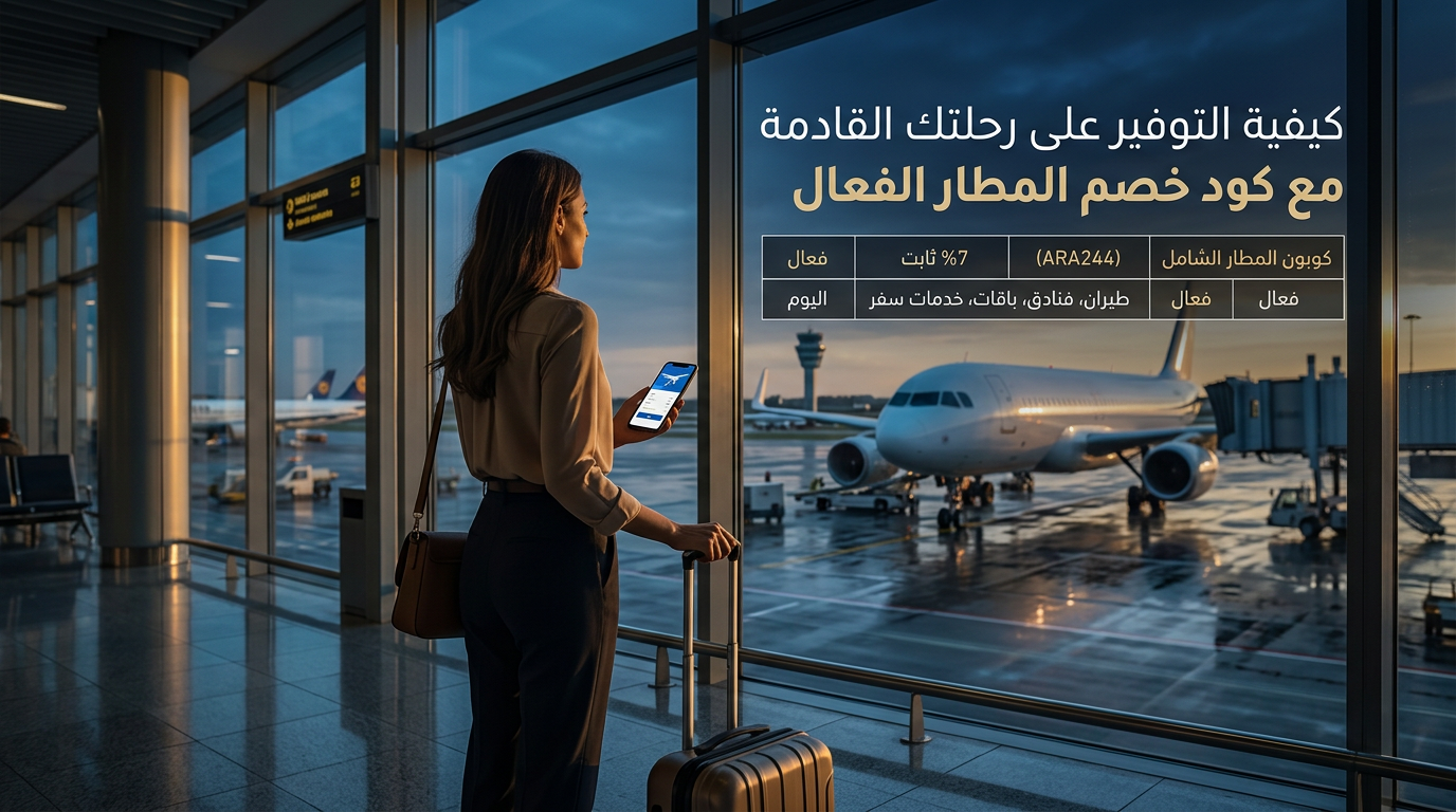 كود خصم المطار