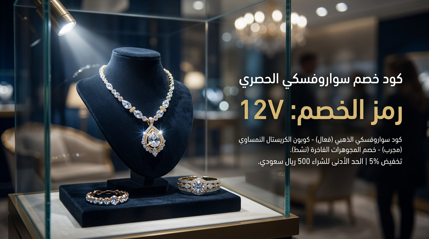 كود خصم سواروفسكي