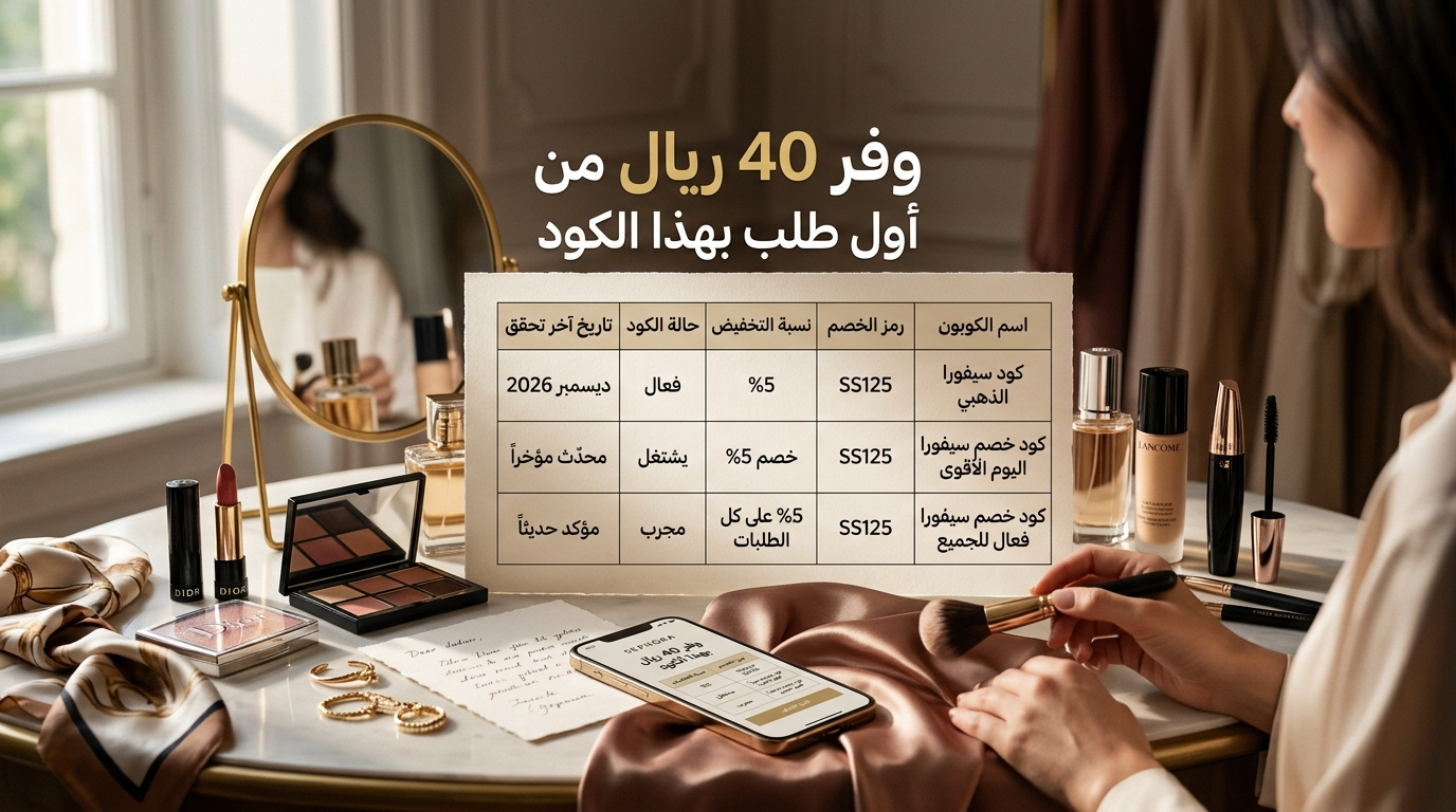 كود خصم سيفورا 