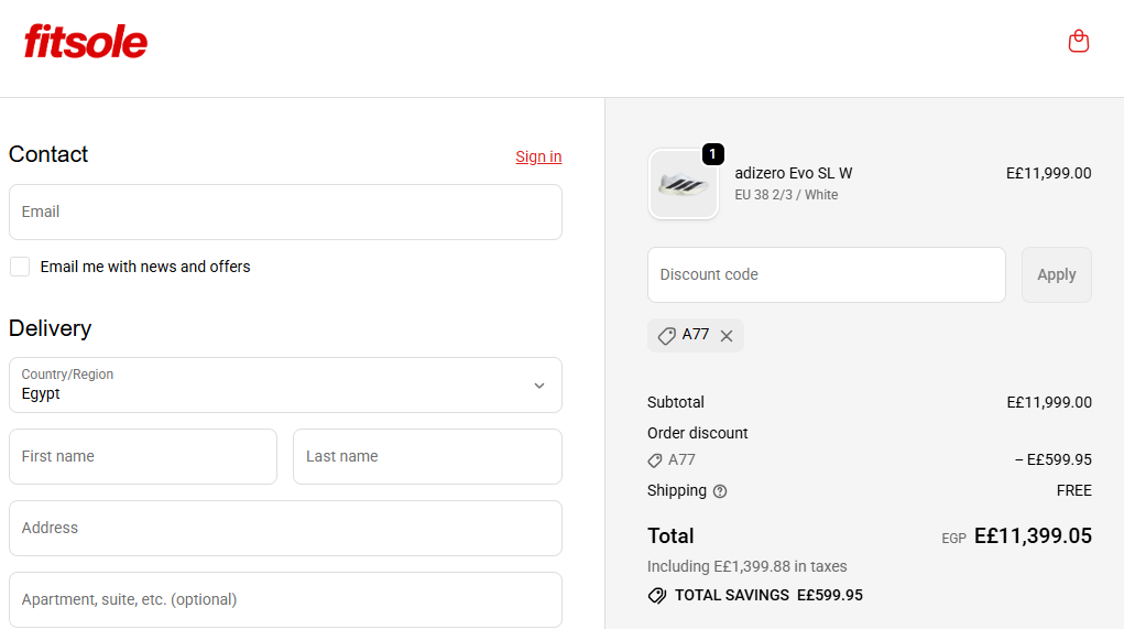 كود خصم فيت سول الحصري