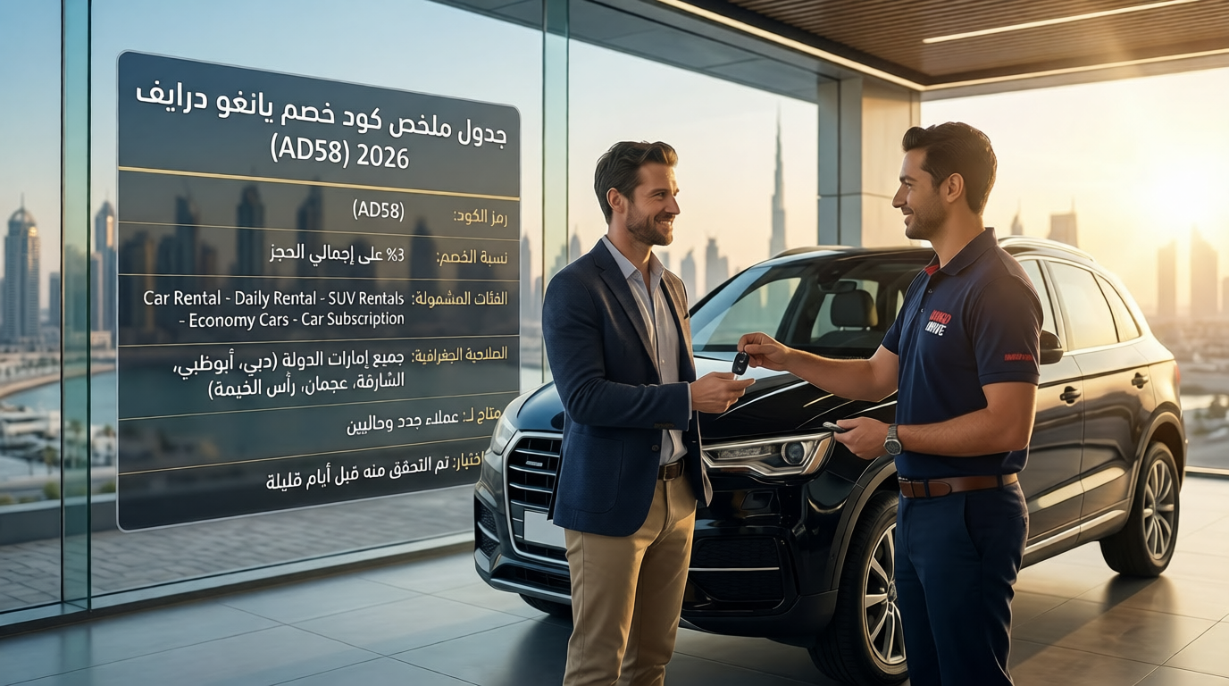 كود خصم يانجو درايف الشامل