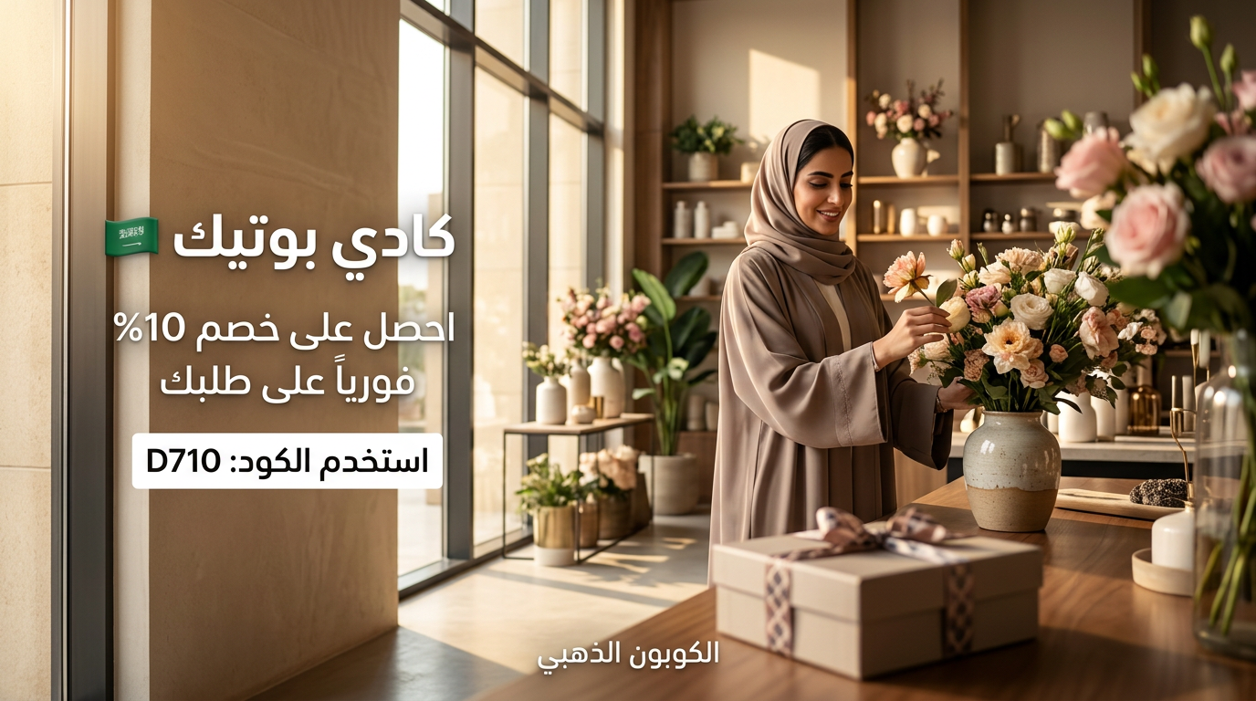 كيف تستخدمين كود خصم كادي للتوفير على الهدايا الفاخرة